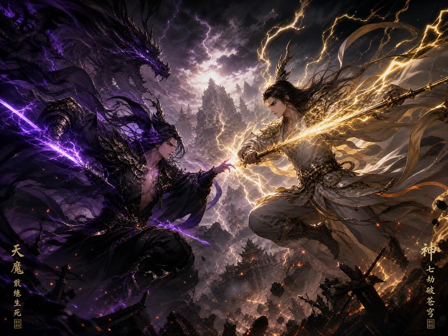寸止挑战动漫-天魔决战玄幻动漫
